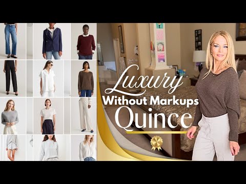 QuinceTryOn Haul | Affordable Luxury Review | Cashmere and More | Wardrobe Success! | Style Over 40
