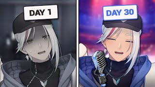 I Spent 30 Days Learning to Sing Like a VTuber Idol thumbnail