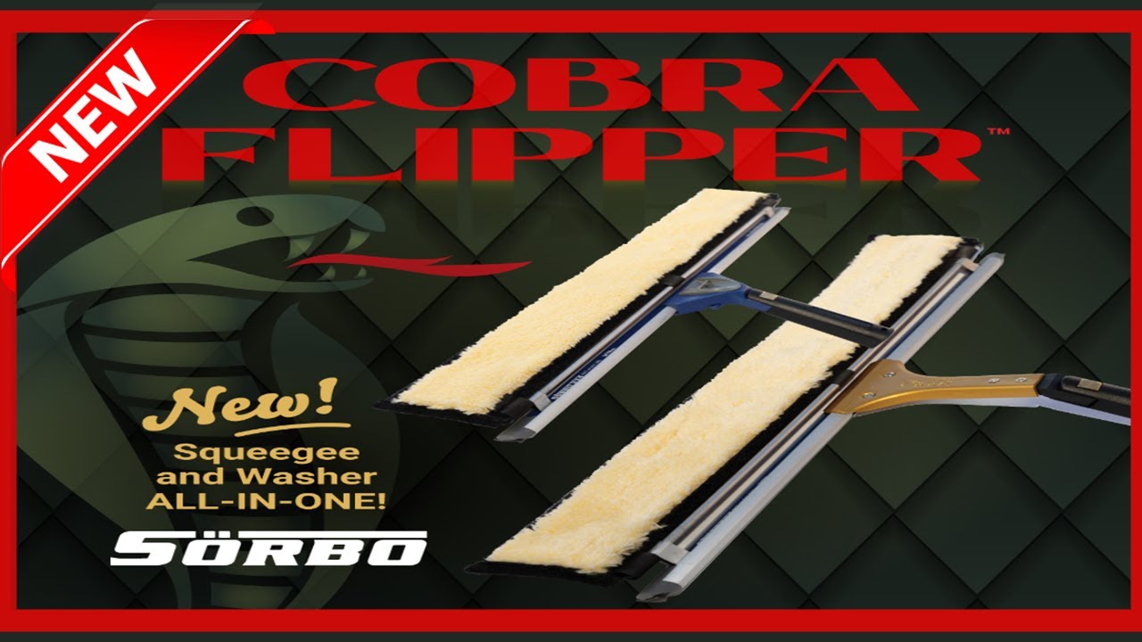 COBRA FLIPPER by Sörbo – Squeegee & Washer ALL-IN-ONE | window cleaning equipment