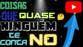 ESSE VDEO VAI TE AJUDAR MUITO A CRESCER NO YOUTUBE!! Oque quase NINGUM TE diz sobre.
