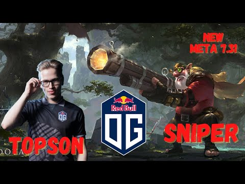 OG.Topson [ Sniper ] Right Klik GODLIKE a smarter player of dota