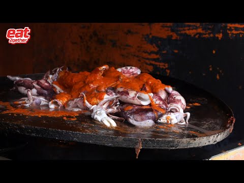 ULTIMATE Grilled FISH and SQUID - the BEST Ikan Bakar in Malaysia!!! ~ (Ambient Sounds only)
