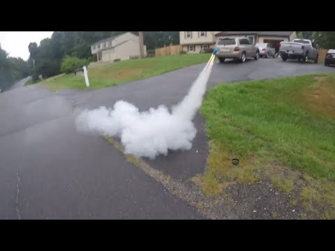 Homemade Sugar Rocket Gone Wrong!!!!  (Don't Try This)