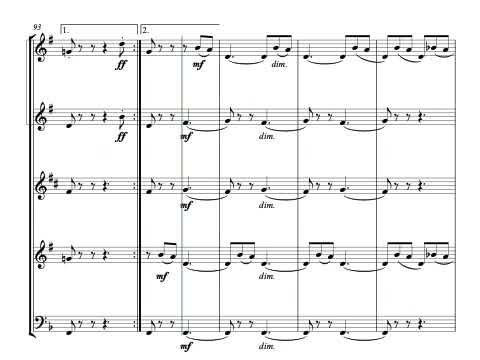 Viktor Ewald: Quintet no 3 for brass instruments