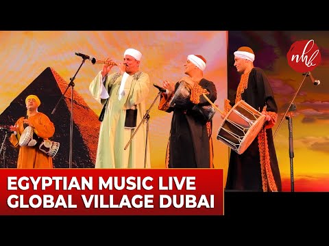 Egyptian Traditional Music Fusion | Mizmar, Tabla & Duff Live | Global Village Dubai 2025-26