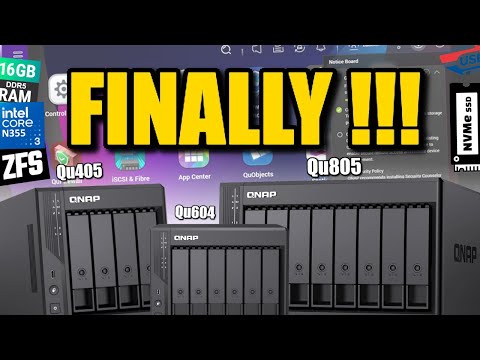 QNAP Qu405, Qu605, Qu805 NAS Revealed - Home and SMB NAS Time BABY!