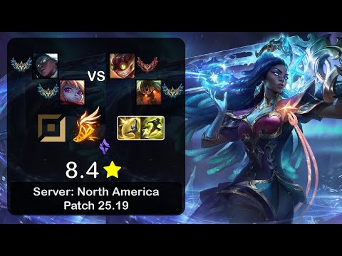 Senna ADC + Poppy vs Ziggs + Nautilus - NA Challenger - Patch 25.19