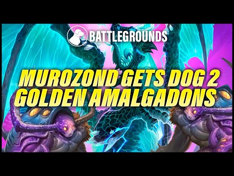 Murozond Gives Dog Double Golden Amalgadon | Dogdog Hearthstone Battlegrounds