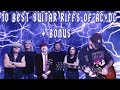 10 Best Guitar Riffs of AC/DC + Bonus - HD 