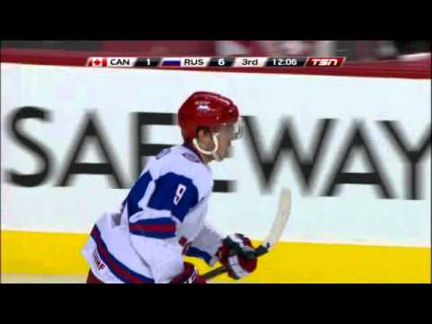 World Junior Championships 2012 - Semi-final: Canada - Russia [CAN-RUS] 5-6