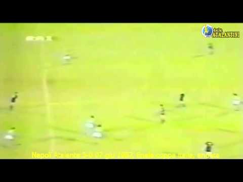 1986-87 Napoli Atalanta 3-0 07 giu 1987, finale coppa italia, andata