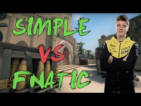 CSGO: POV Na'Vi s1mple vs fnatic (30/14) mirage @ SL i-League StarSeries 3 Finals