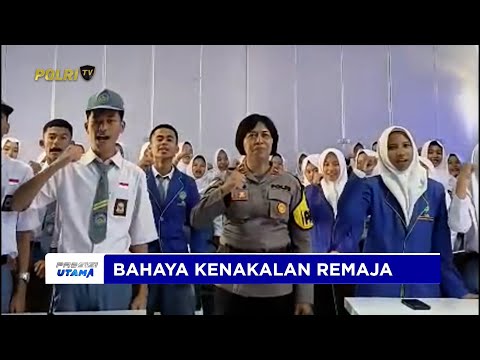 BINMAS POLRES MAGELANG KOTA GELAR PENYULUHAN KENAKALAN REMAJA DI SMK MUHAMMADIYAH 1 BANDONGAN