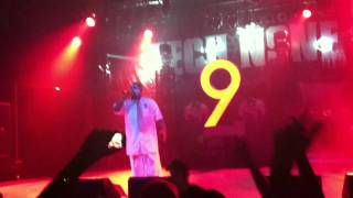 Tech N9ne - Come Gangsta, Seven Words.All 6&#39;s &amp; 7&#39;s tour 6/13/11 Tempe, AZ