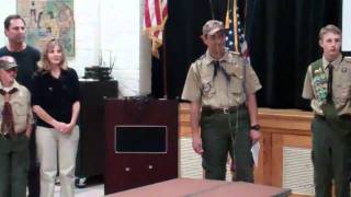 Cub Scout to Boy Scout Bridging Ceremony to Troop 191