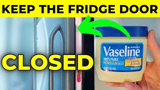 #1 RIDICULOUSLY Easy & Cheap Fix for a Refrigerator Door that Won