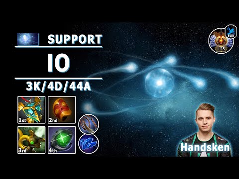 Io Hard Support | 7.32e | Handsken Pos 5 io Play | Dota 2 Immortal Gameplay
