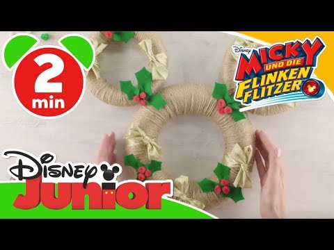 Micky Kranz basteln - Micky und die flinken Flitzer | Disney Junior