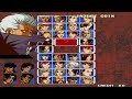 KOF 99 Alt Arcade Play As Boss Status 1st Form Krizalid