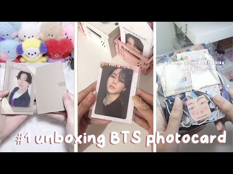 📦P1|| UNBOXING BTS Photocard cực chill, siêu đã tai:3🕊️ | Compilação TikTok🎶