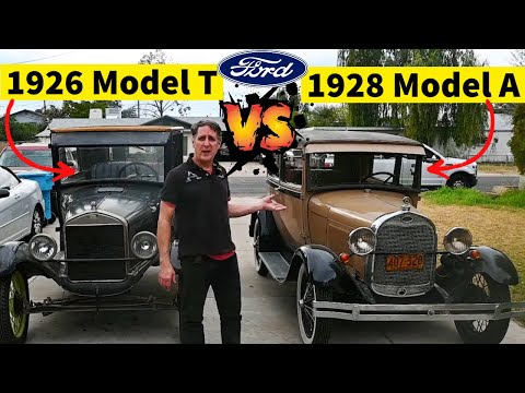 FORD MODEL T 1926 VS. FORD MODEL A 1928 Comparison