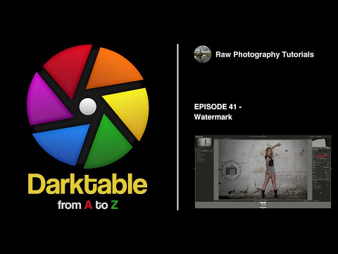 darktable from A to Z: 41 - Watermark