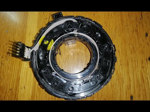 Ремонт шлейфа подушки безопасности."Подрулевое кольцо". - Volkswagen Passat B5, 