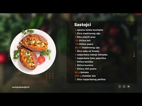 KUHERAJ: Slatki krumpir punjen piletinom