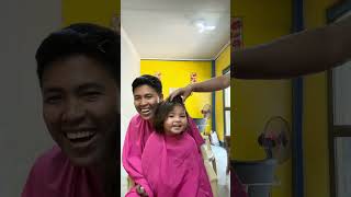 I stayed till it was over! Olivia’s first haircut