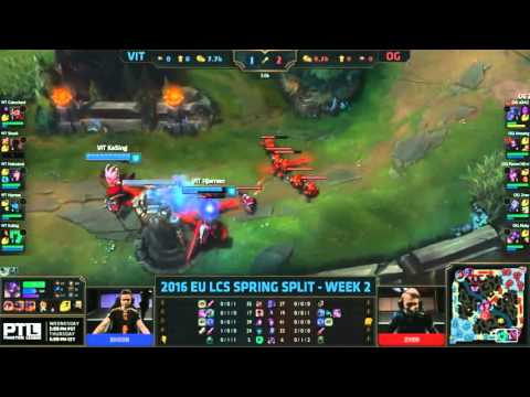 Kindred (Zven) One Shot Lee Sin (Shook) with an epic bug!! - Team Vitality vs Origen EU LCS