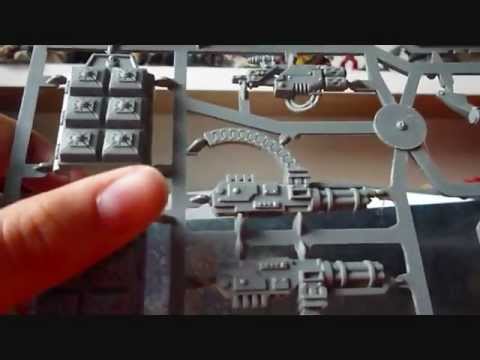 Warhammer 40k Space marine Land Raider Crusader/Redeemer Unboxing