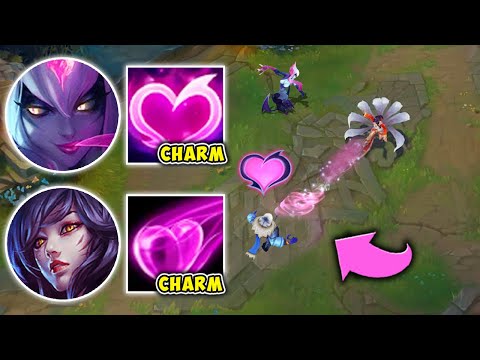WE PLAYED THE DOUBLE CHARM COMP AND MADE PEOPLE INT - League of Legends