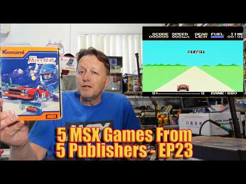 5 MSX Games From 5 Publishers (Topple Zip, Star Dust, Payload, Knither Special, Hyper Rally)