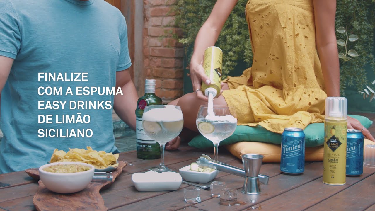 Easy Drinks Gin Tonica Classic - Spray de Limão Siciliano