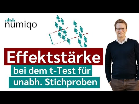 Effect size in the t-test for independent samples