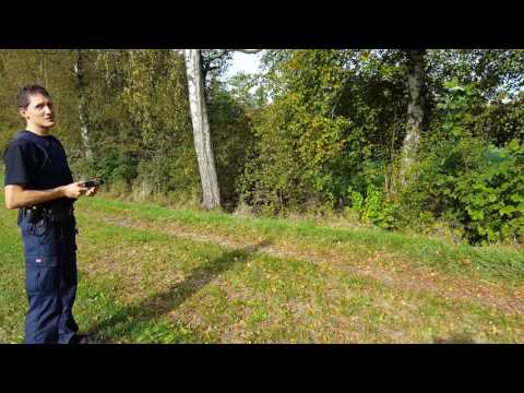 Demonstration Piexon JPX im Rahmen der Pfefferspray Ausbildung