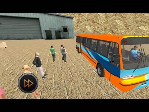 Uphill offroad bus driving simulator 2021 - Realistic Coach Bus Simulator Android Gameplay