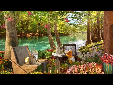 " Beautiful Spring Lakeshore " by Dreamy Ambience, Relaxing Music, Peaceful Meditaton Music