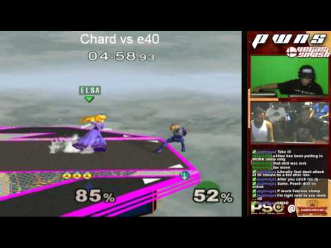 PWNS 24 - Melee - Singles - WR1 - Chard (Sheik) vs e40 (Peach)