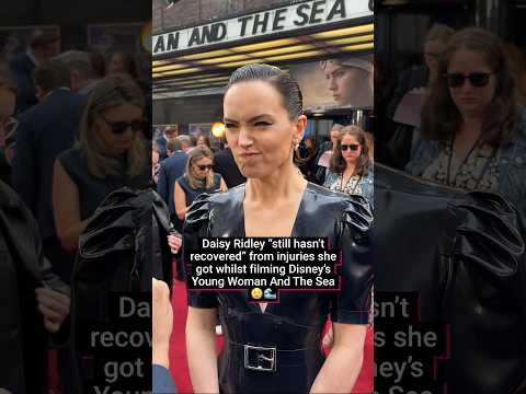 #DaisyRidley was badly injured on set of Disney's #YoungWomanAndTheSea 😨