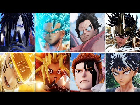 Jump Force - All Characters Abilities, Transformations, Awakenings & Ultimate Attacks (All DLC)