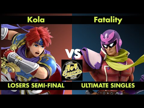 SSBU - 4o4 Smash Night 14 - Kola (Roy) vs GA| Fatality (Captain Falcon) - Losers Semi-Final