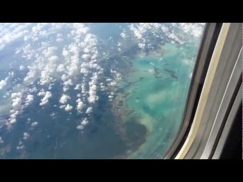 Flying Over Cuba At 38000 Feet