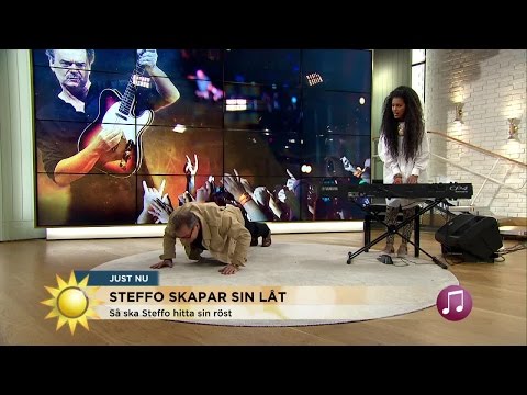 Här hittar Steffo sin sångröst - Nyhetsmorgon (TV4)