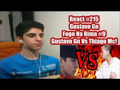 React #215 FOGO NA RIMA #9 - GN vs Thiago MC (Gustavo Gn)