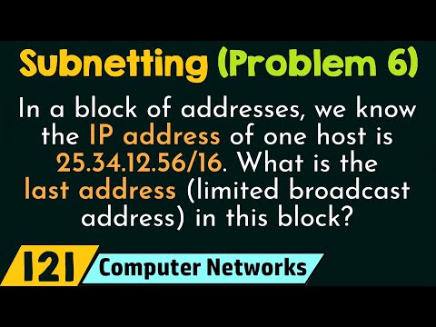 Subnetting Solved Problem 6