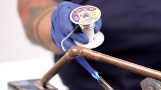 How to Solder a Pipe & Fix Water Lines | Basic Plumbing