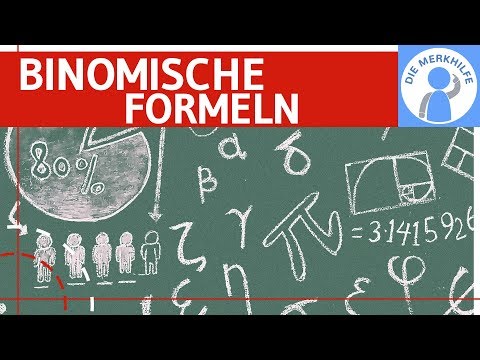 Binomial formulas 1., 2., 3. Binomial formulas & examples - simply explained