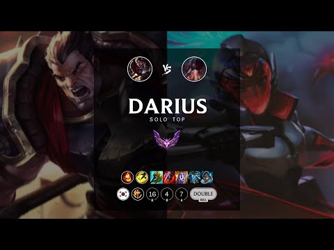 Darius Top vs Akali - KR Master Patch 12.12