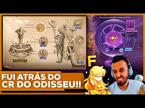 🐉😱 TENTANDO A SORTE NO CR DO ODISSEUS: 56 PEDRAS DO LUNE, 5 PEÇAS, E UM SONHO! SERÁ QUE DEU BOM? 😱🐉